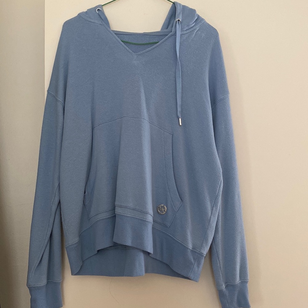 Michael Kors blue jacket with hoodie